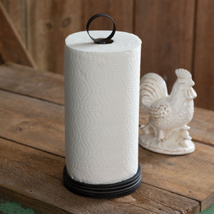 Black Industrial Farmhouse Kitchen Paper Towel Holder - The Southern Magnolia Too
