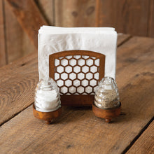 Load image into Gallery viewer, Bee Hive Honey Comb Metal Napkin Caddy - The Southern Magnolia Too