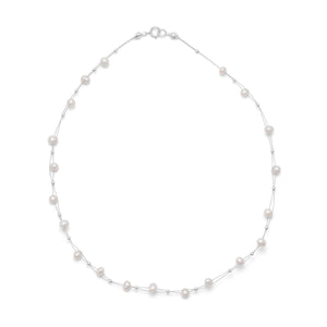 Double Strand Cultured Freshwater Pearl Necklace - SoMag2