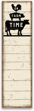 Load image into Gallery viewer, On Farm Time Cow Pig Chicken Grocery List Magnetic Notepad - SoMag2