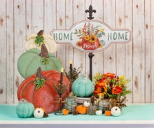Load image into Gallery viewer, Large Turquoise Glass Pumpkin - The Southern Magnolia Too