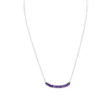Load image into Gallery viewer, Amethyst Bead Necklace February Birthstone - SoMag2