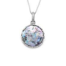 Load image into Gallery viewer, Small Round Ancient Glass Necklace - SoMag2