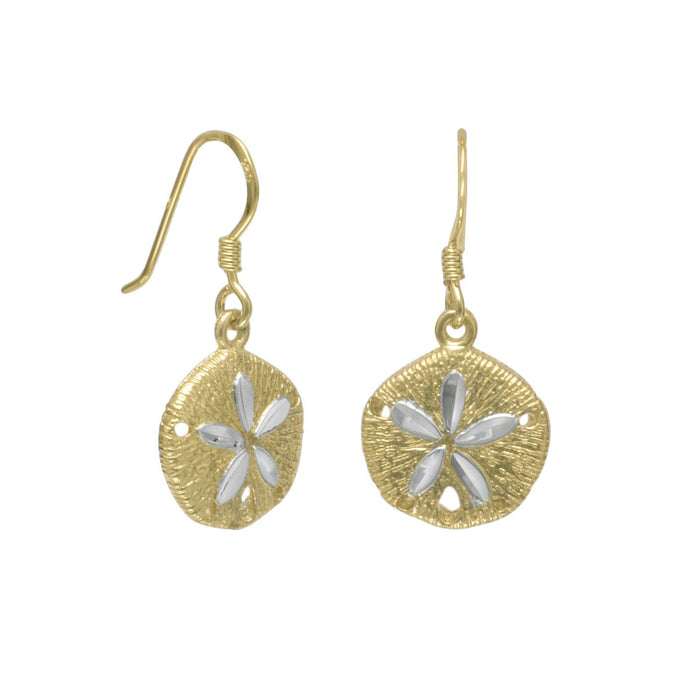 Sand Dollar French Wire Earrings - SoMag2