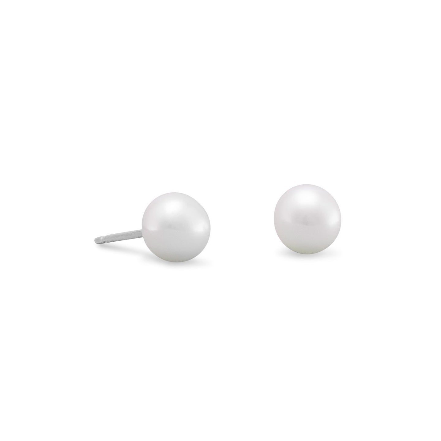 Cultured Freshwater Pearl Stud Earrings - SoMag2