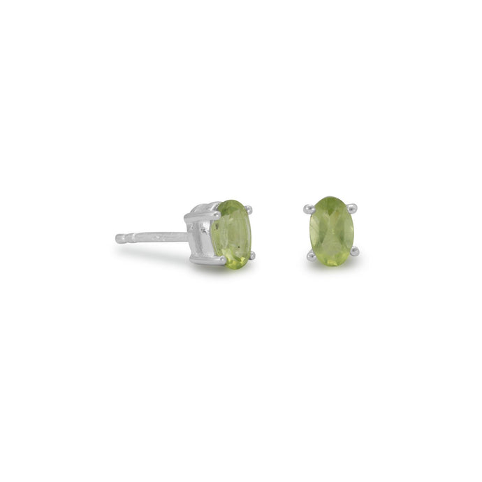 Oval Peridot Earrings - SoMag2