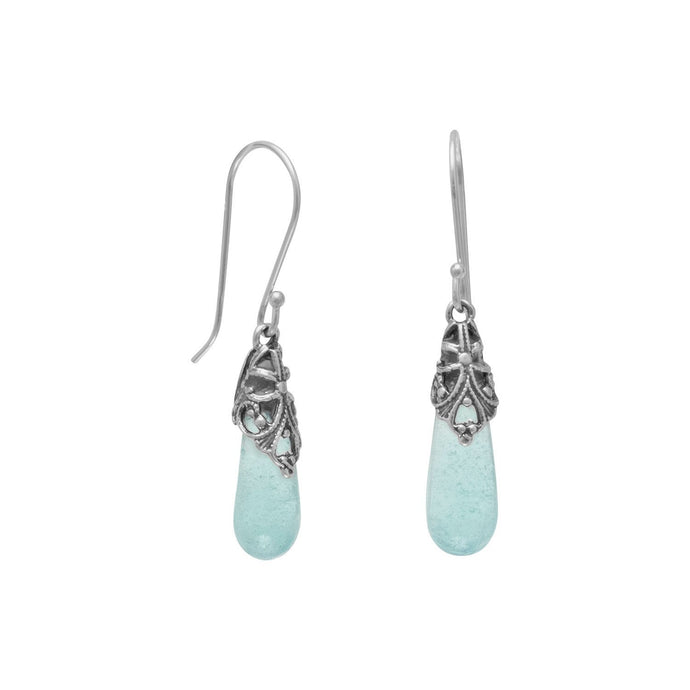 Roman Glass Drop Earrings - SoMag2