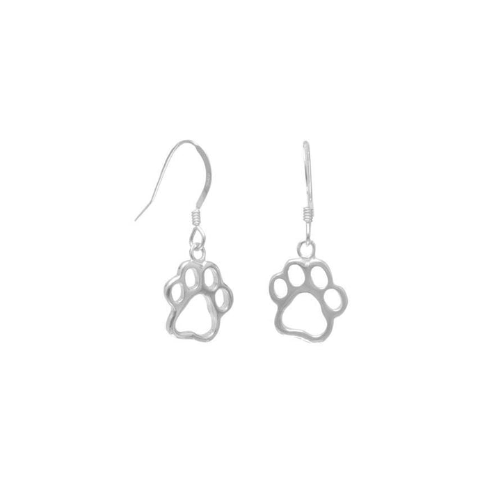 Cut Out Paw Print Earrings - SoMag2