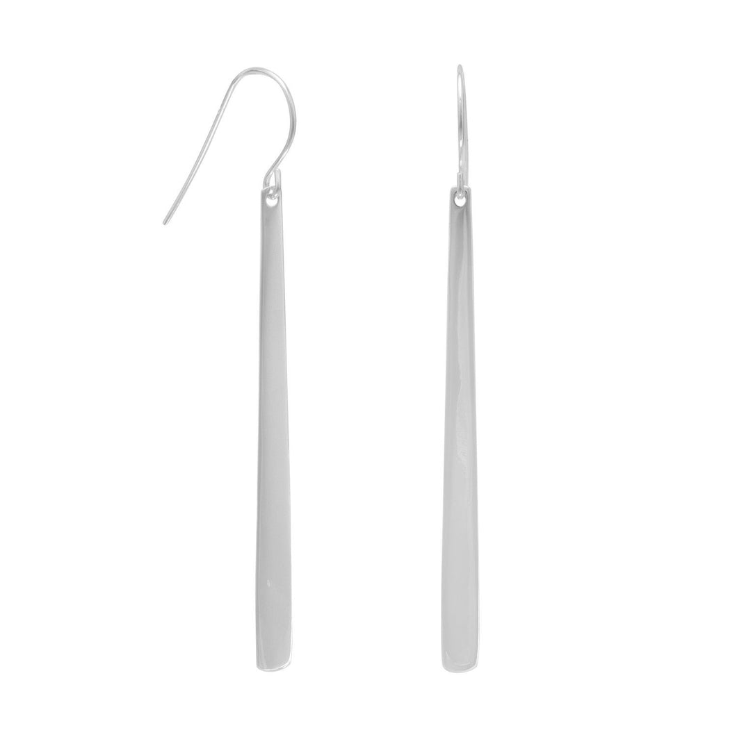 Polished Tapered Matchstick Earrings - SoMag2