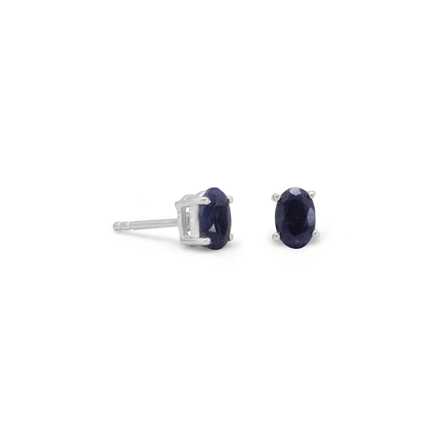Faceted Oval Corundum Earrings - SoMag2