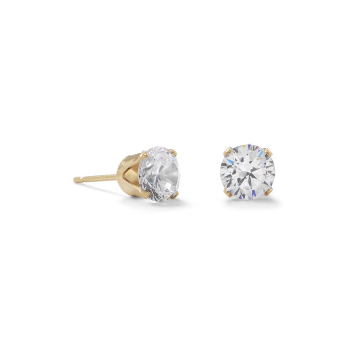 Gold Filled CZ Stud Earrings - SoMag2