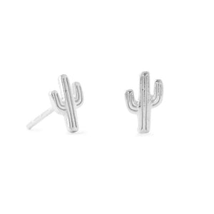 Small Polished Saguaro Cactus Stud Earrings - SoMag2