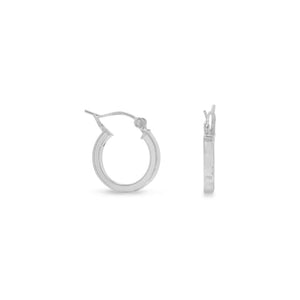 Silver Tube Hoop Earrings - The Southern Magnolia Too