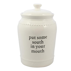 Put Some South In Your Mouth Ceramic Cookie Jar - SoMag2