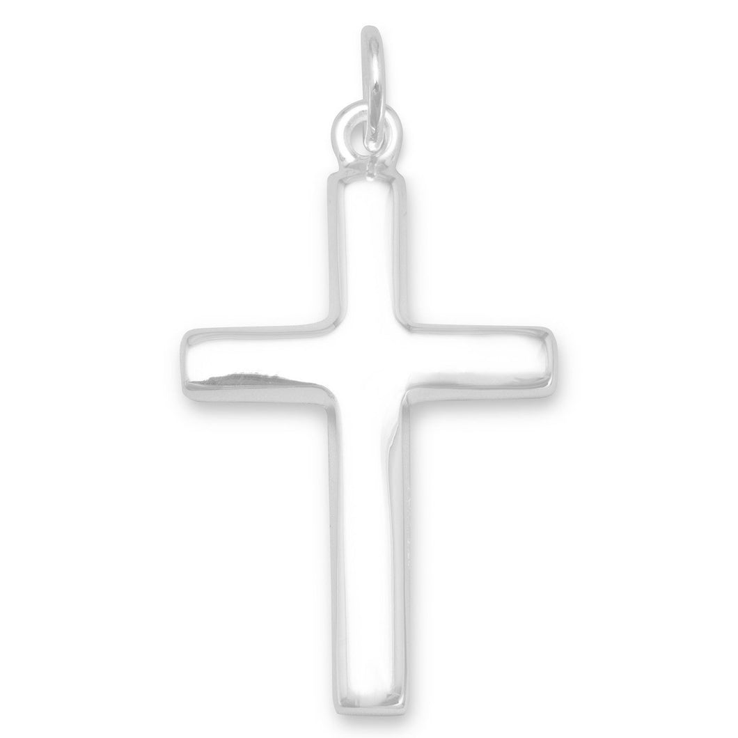 Plain Polished Cross Pendant - SoMag2