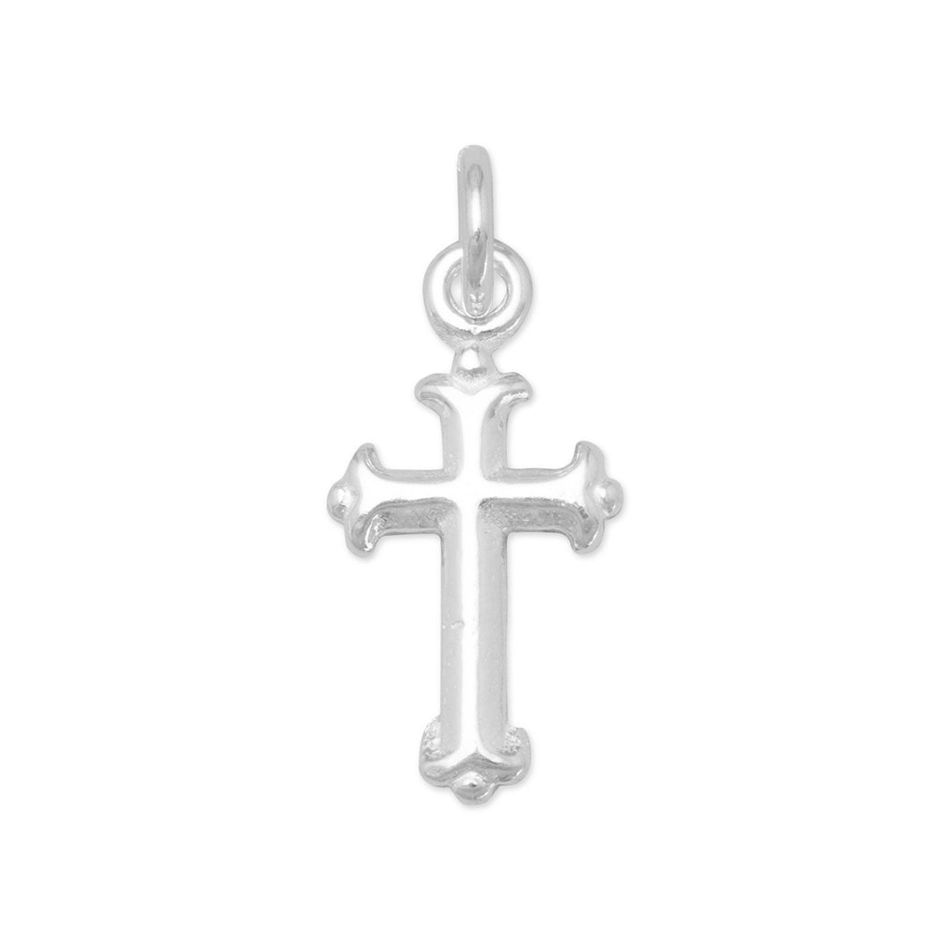 Extra Small Silver Cross Charm - SoMag2