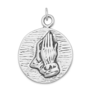 Reversible Charm with Praying Hands and Prayer - SoMag2