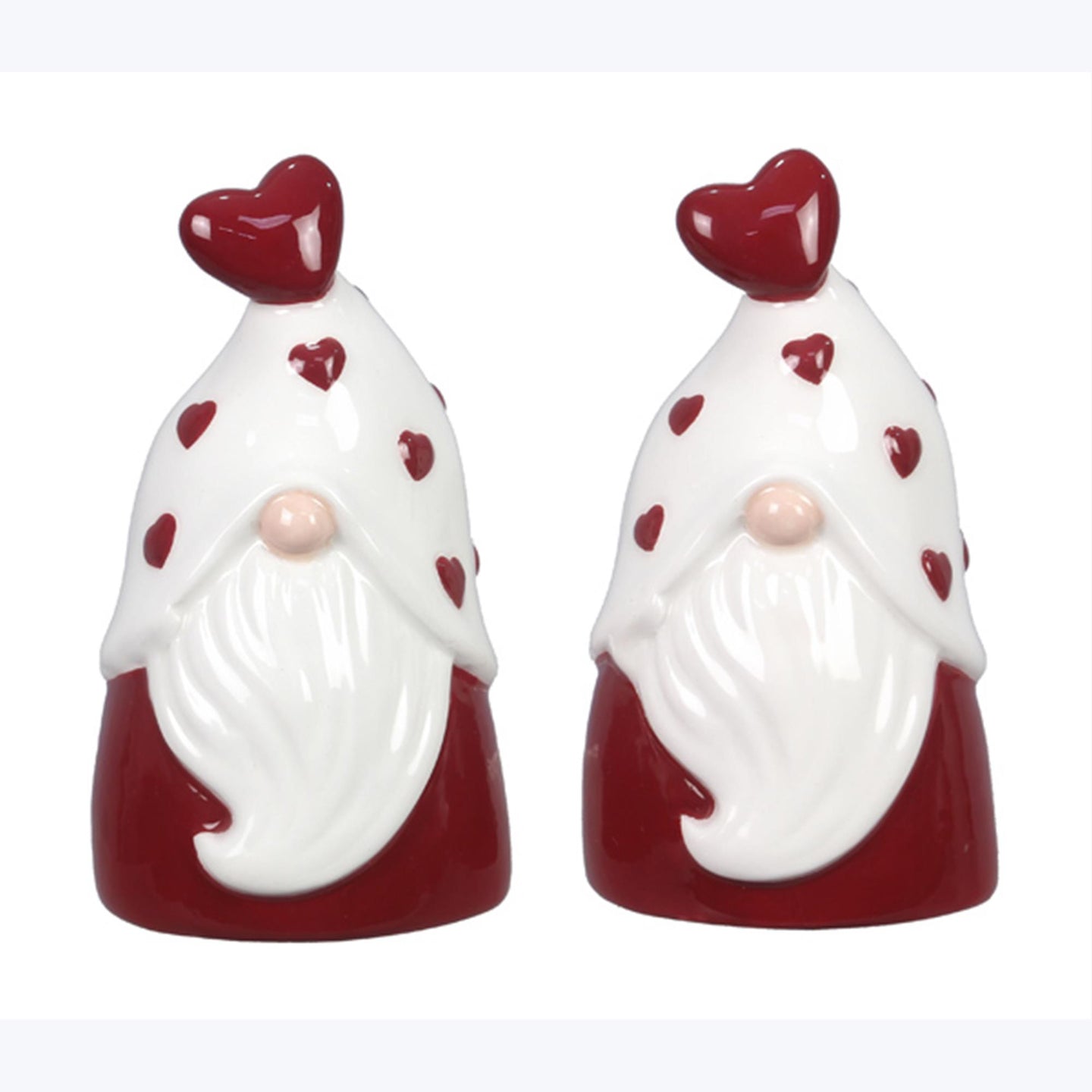 Valentine Gnome Love Salt & Pepper Shaker Set