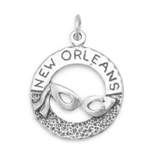 Load image into Gallery viewer, New Orleans with Mardi Gras Mask Charm - SoMag2