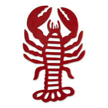 Load image into Gallery viewer, Red Metal Lobster Trivet - The Southern Magnolia Too