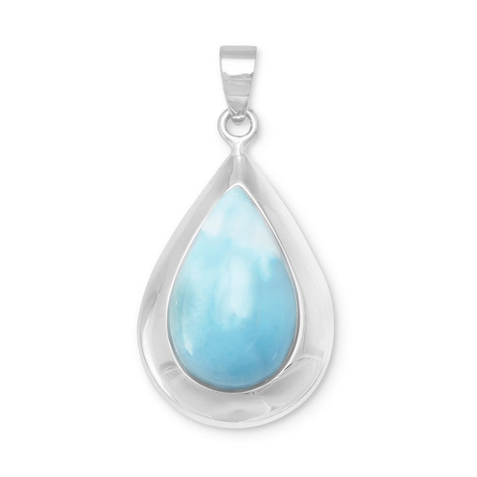 Pear Shape Larimar Pendant - SoMag2