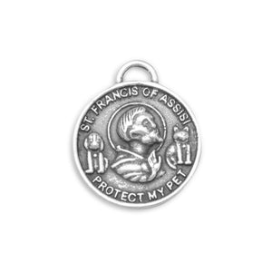 Oxidized St. Francis of Assisi Charm - SoMag2