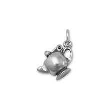 Load image into Gallery viewer, Sterling Silver Oxidized Tea Pot Charm - SoMag2