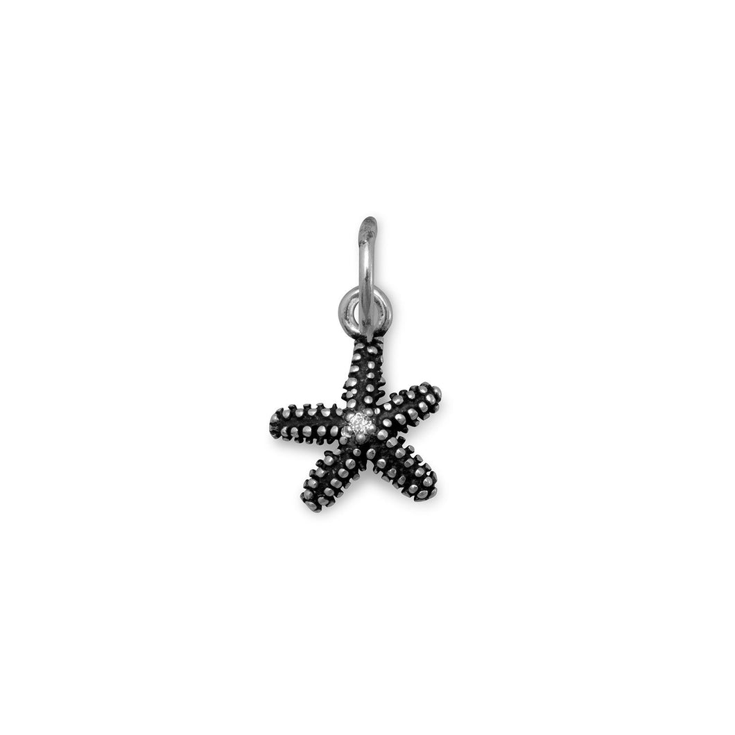 Oxidized Starfish Charm - SoMag2