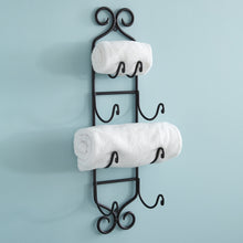 Load image into Gallery viewer, Metal Wall Mounted Towel Holder