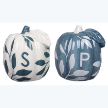Load image into Gallery viewer, Autumn Blue Pumpkin Salt and Pepper Shaker Set - SoMag2