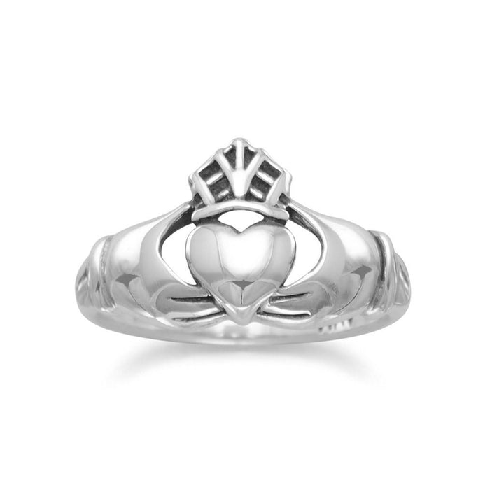 Oxidized Claddagh Ring - SoMag2