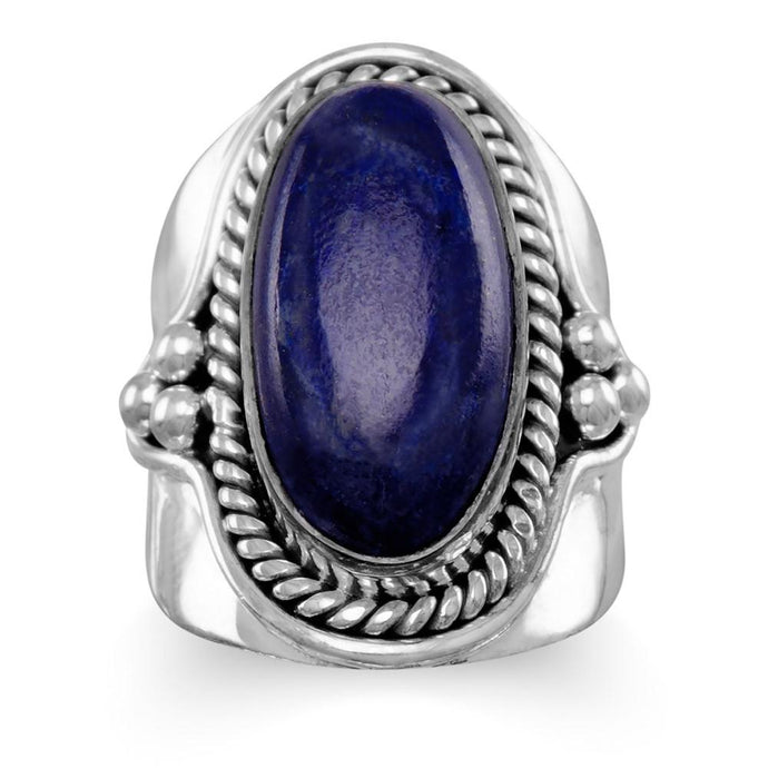 Oxidized Lapis Ring - SoMag2