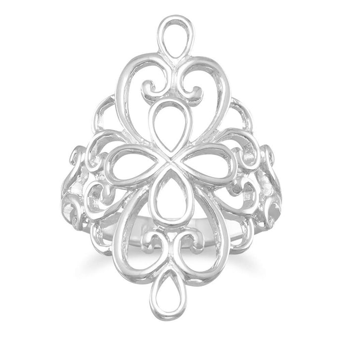 Polished Ornate Filigree Ring - SoMag2