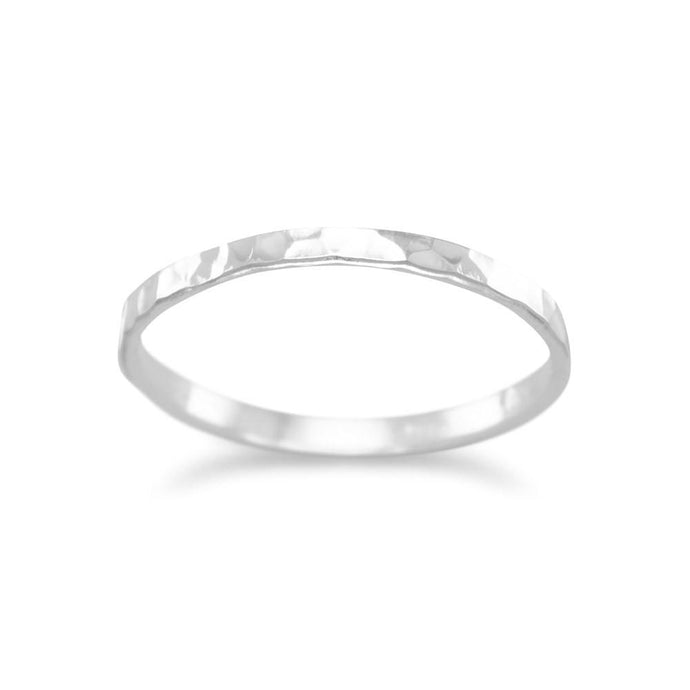 Thin Polished Hammered Band - SoMag2