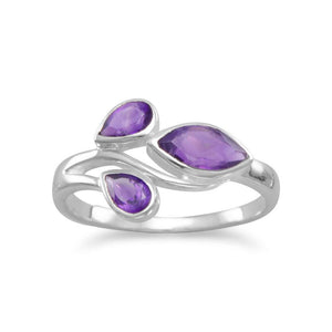Pear and Marquise Amethyst Ring - SoMag2
