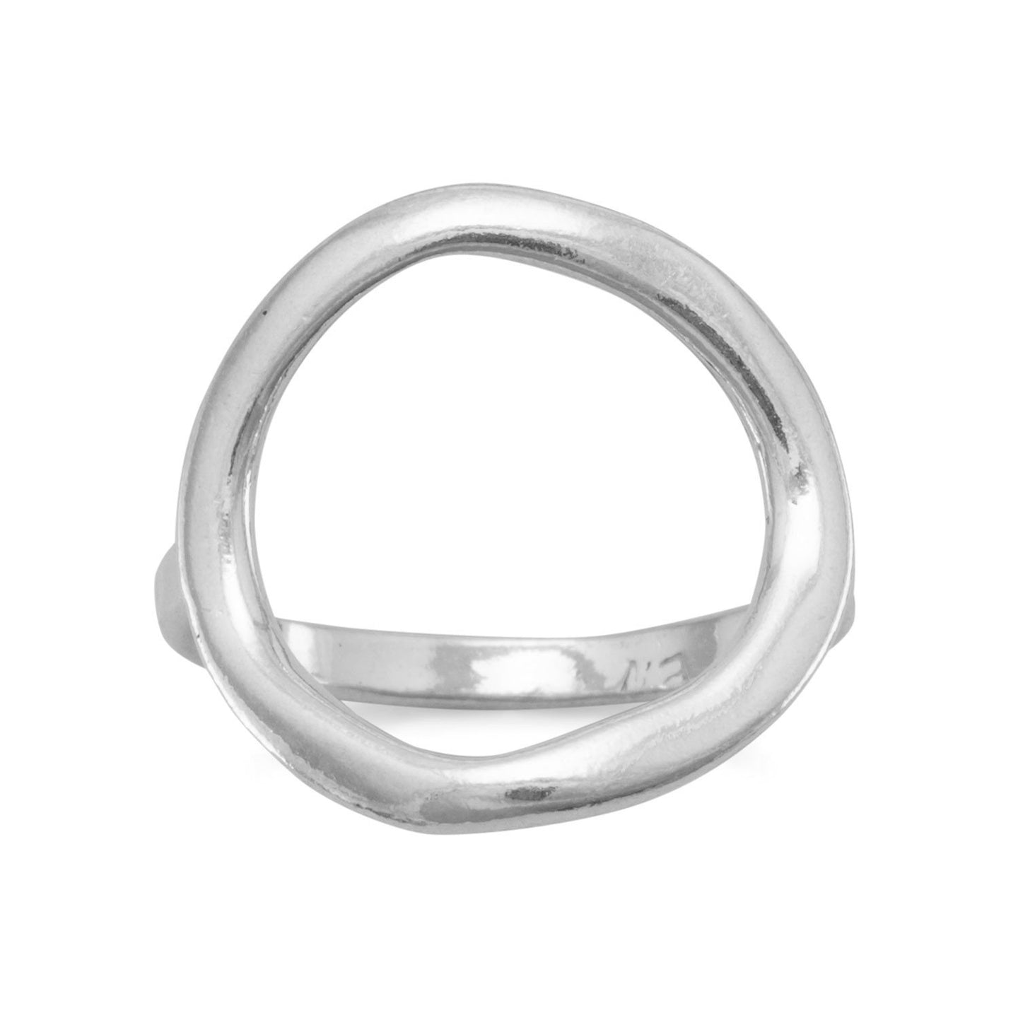 Textured Open Circle Ring - SoMag2