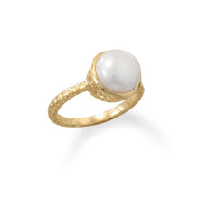 Load image into Gallery viewer, Gold Plated Cultured Freshwater Pearl Ring - SoMag2