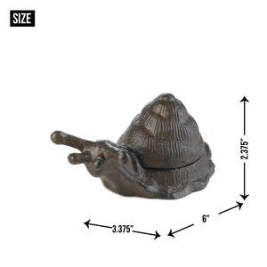 Cast Iron Snail Key Hider