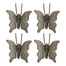 Load image into Gallery viewer, Cast Iron Butterfly Pot Hanger Weights