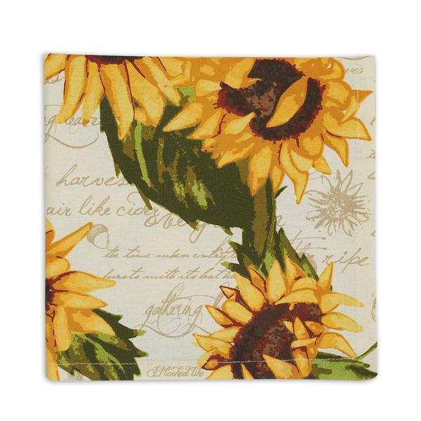 Rustic Sunflowers Printed Napkin Set - SoMag2