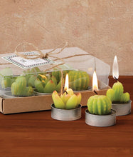 Load image into Gallery viewer, Cactus Tea Light Candles Set of 6 - SoMag2