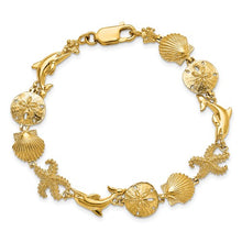 Load image into Gallery viewer, Gold Sea Life Bracelet - The Southern Magnolia Too