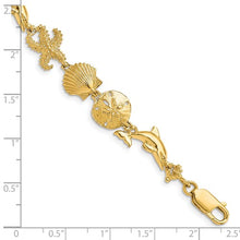 Load image into Gallery viewer, Gold Sea Life Bracelet - The Southern Magnolia Too