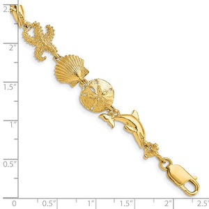 Gold Sea Life Bracelet - The Southern Magnolia Too