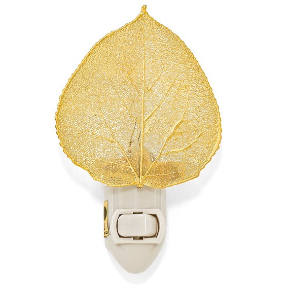 Gold Dipped Leaf Night Light - The Southern Magnolia Too