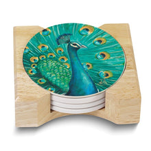 Load image into Gallery viewer, Stone Coaster Set with Stand - The Southern Magnolia Too