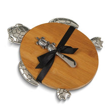 Load image into Gallery viewer, Silver Wooden Turtle Cheese Board - SoMag2