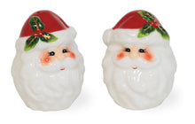 Load image into Gallery viewer, Santa Ceramic Salt and Pepper Shaker Set - The Southern Magnolia Too