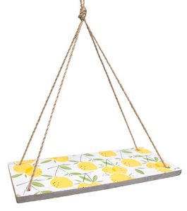 Ceramic Lemon Hanging Wall Shelf Set - SoMag2