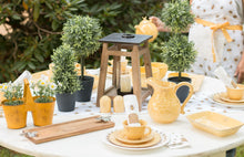 Load image into Gallery viewer, Yellow Ceramic Bee Honeycomb Salt and Pepper Set - The Southern Magnolia Too